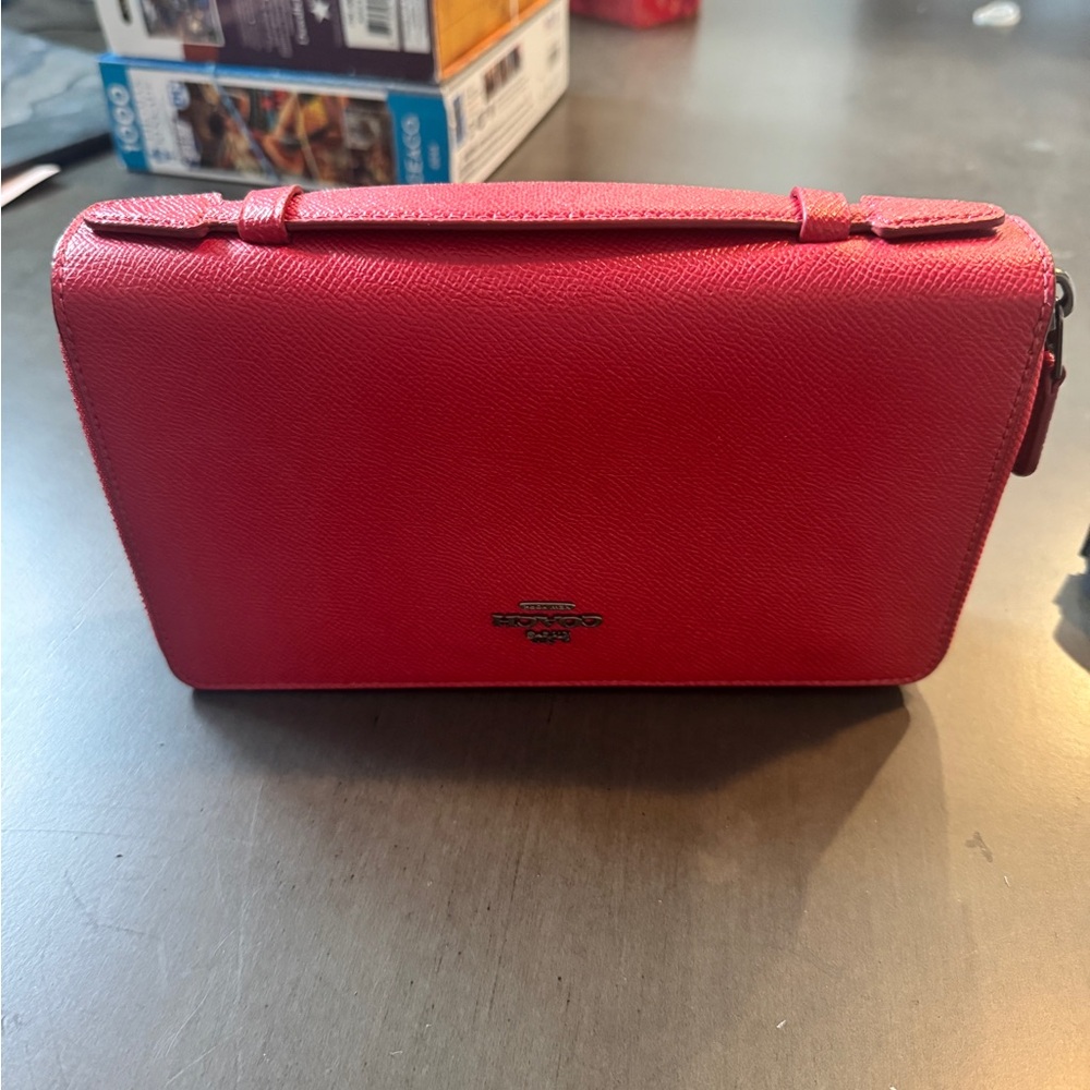 Elegant Coach Red Women's Wallet